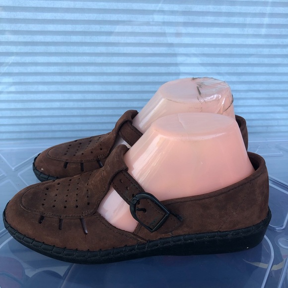 DEXTER WalkMocs Women’s Brown Leather Moccasins Walking Comfort Shoes Sz 6M - Picture 1 of 14